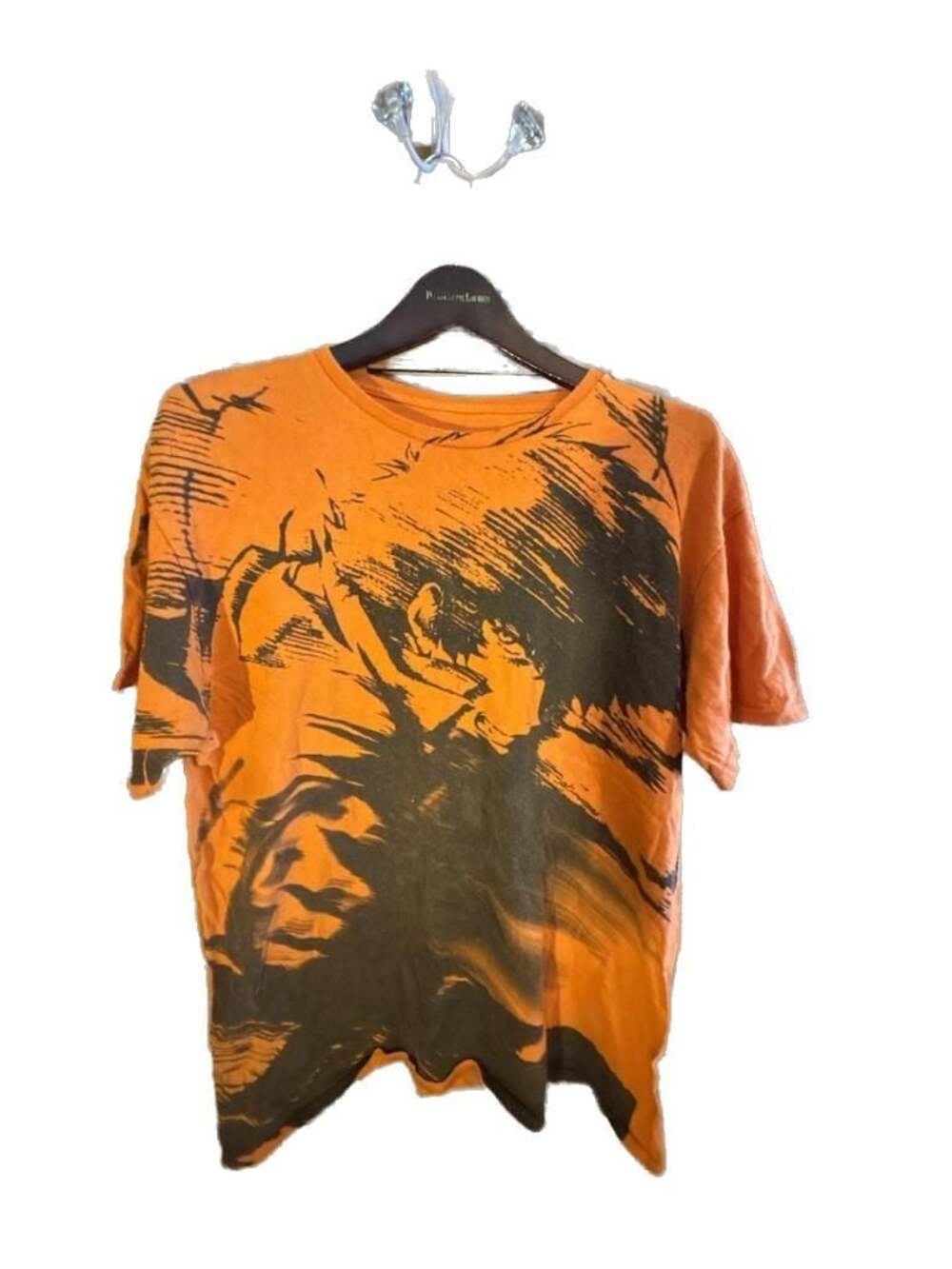 Cowboy Bebop Sunrise Anime Graphic Print Orange T-Shirt